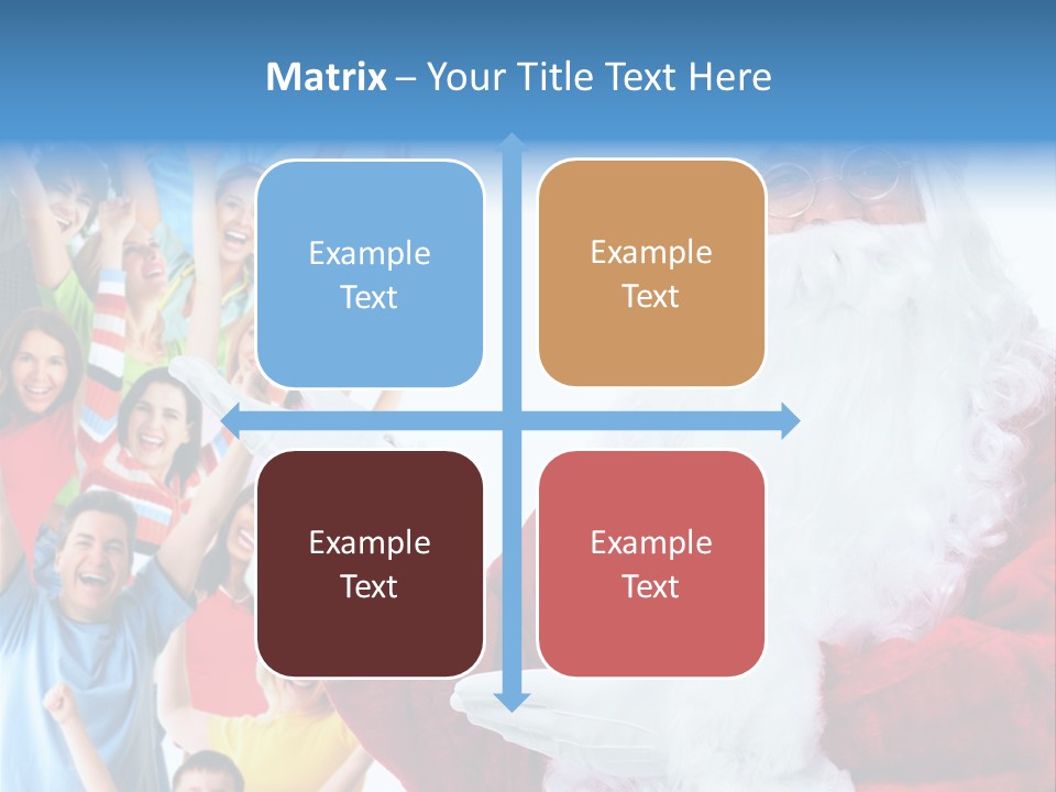 New Santa Person PowerPoint Template