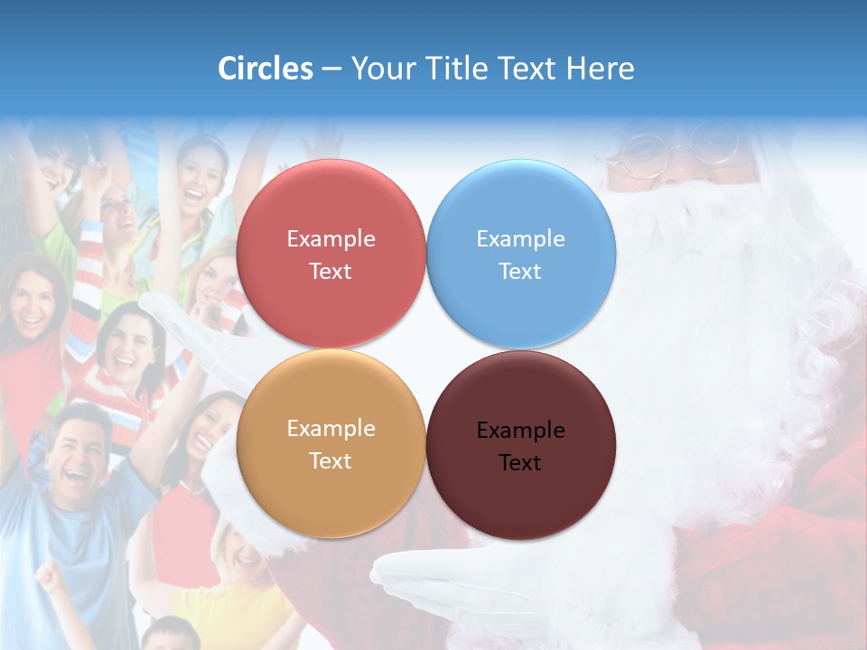 New Santa Person PowerPoint Template