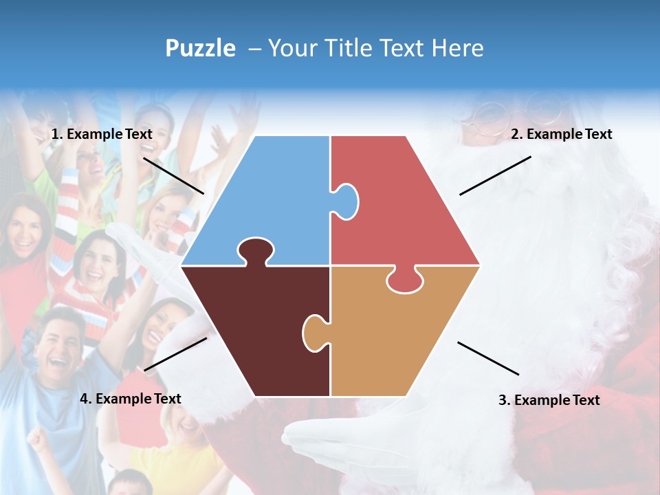 New Santa Person PowerPoint Template