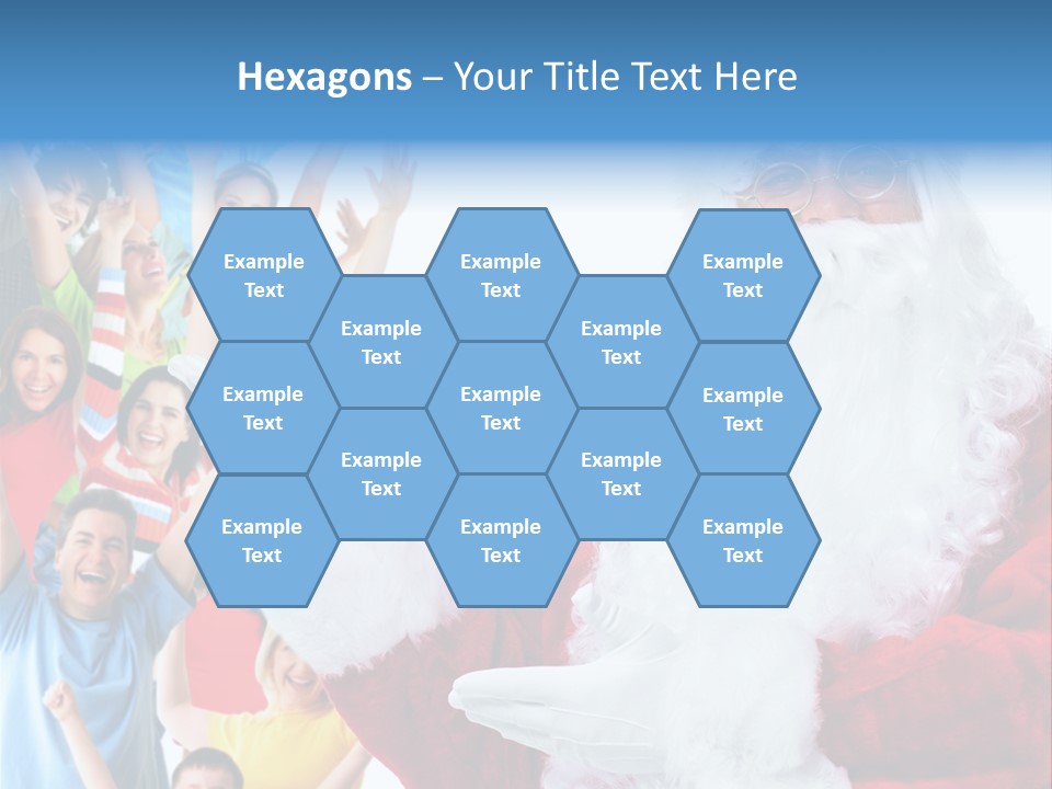 New Santa Person PowerPoint Template