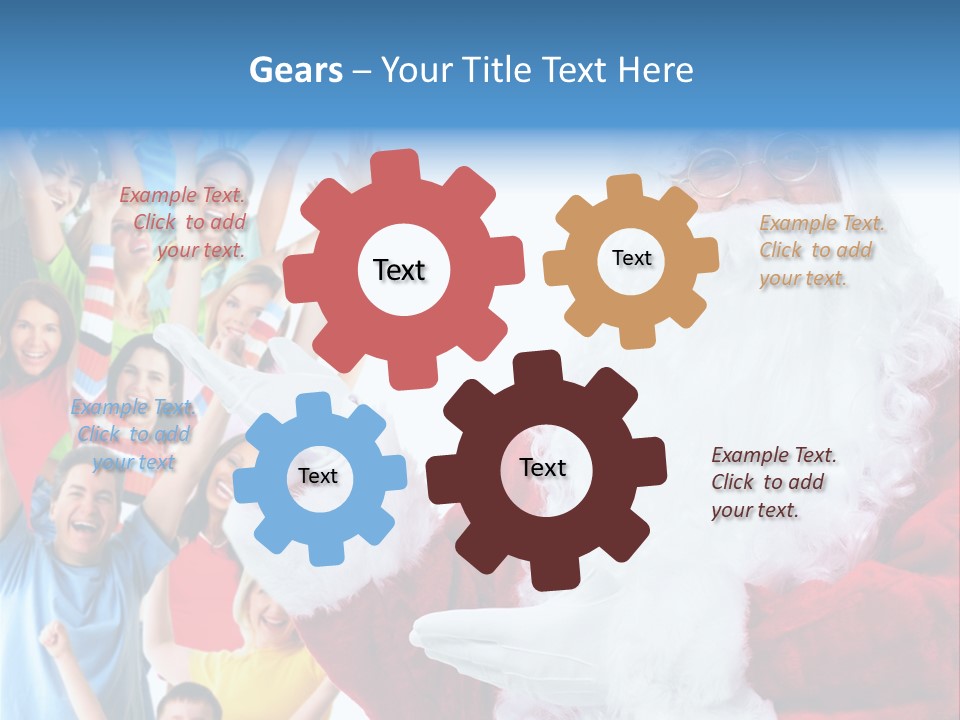 New Santa Person PowerPoint Template