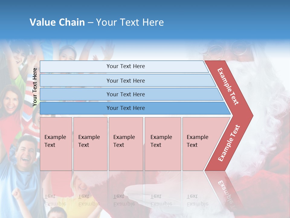 New Santa Person PowerPoint Template