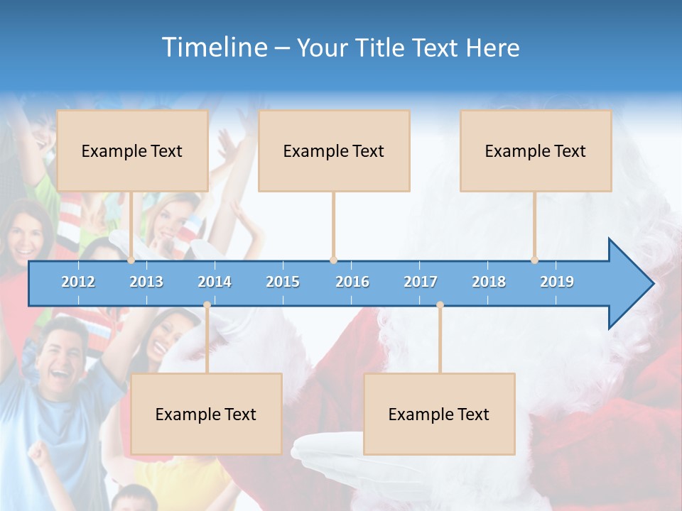 New Santa Person PowerPoint Template