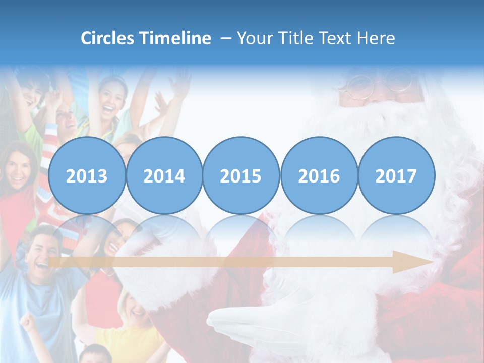 New Santa Person PowerPoint Template