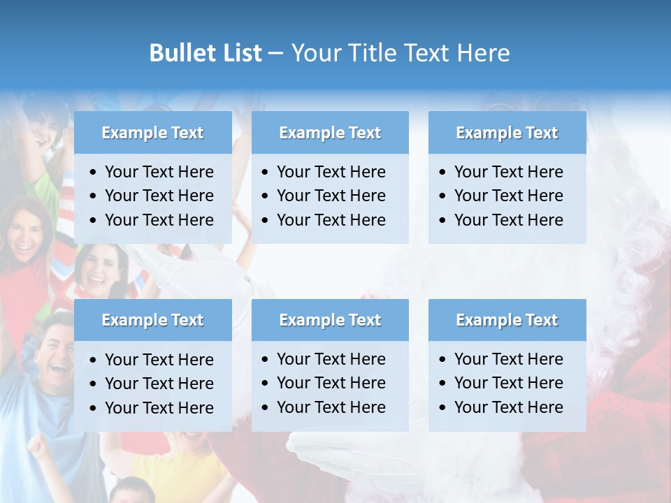 New Santa Person PowerPoint Template