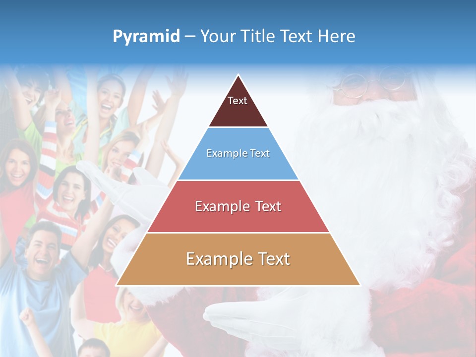 New Santa Person PowerPoint Template