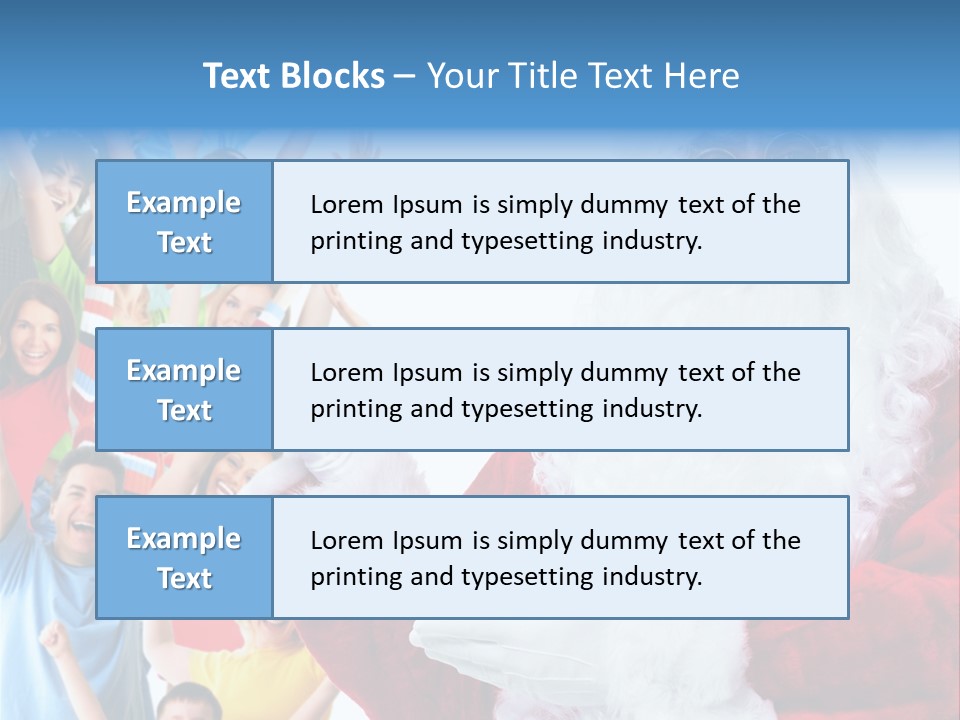 New Santa Person PowerPoint Template