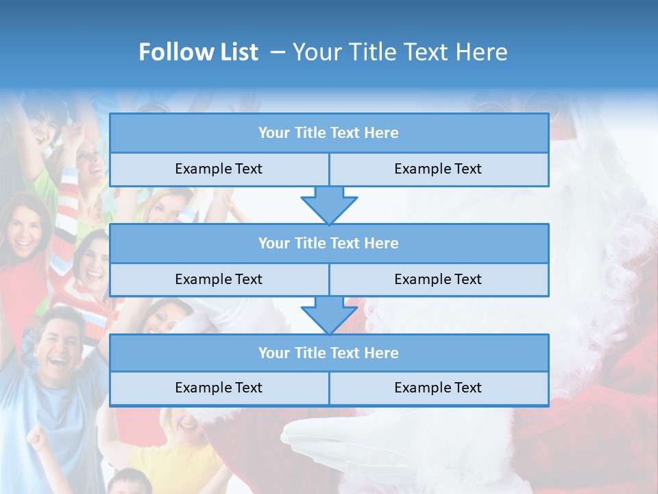 New Santa Person PowerPoint Template