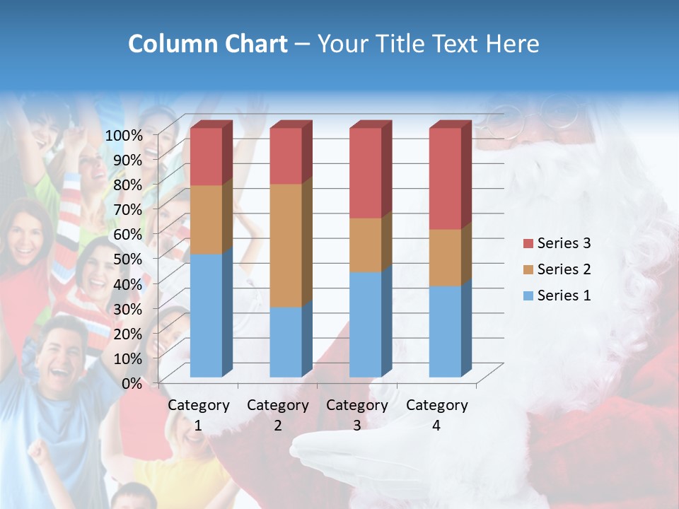 New Santa Person PowerPoint Template