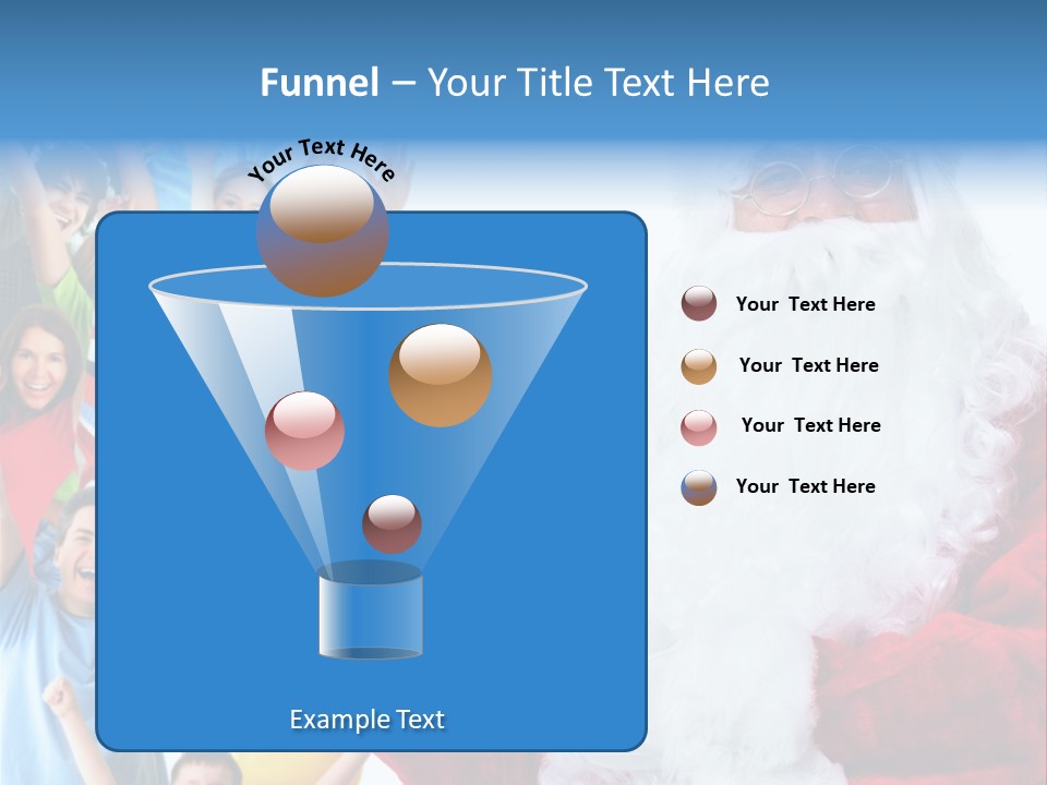 New Santa Person PowerPoint Template