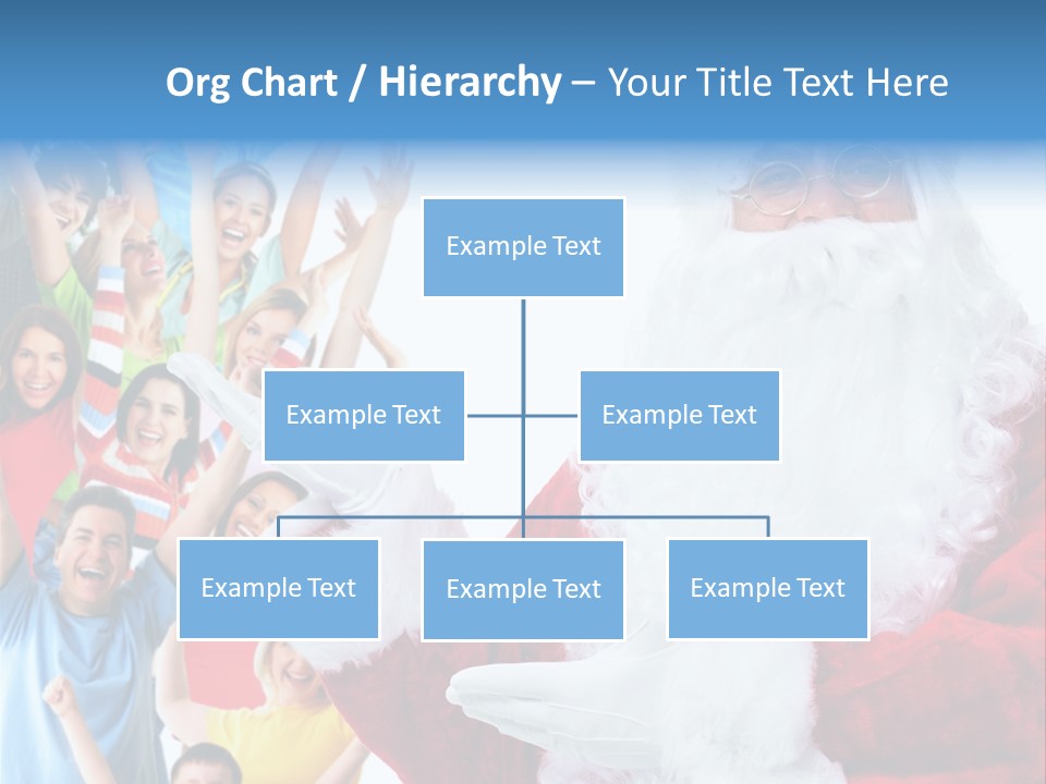 New Santa Person PowerPoint Template