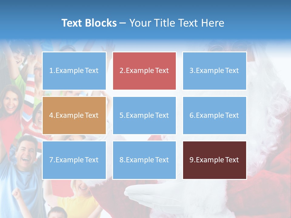 New Santa Person PowerPoint Template