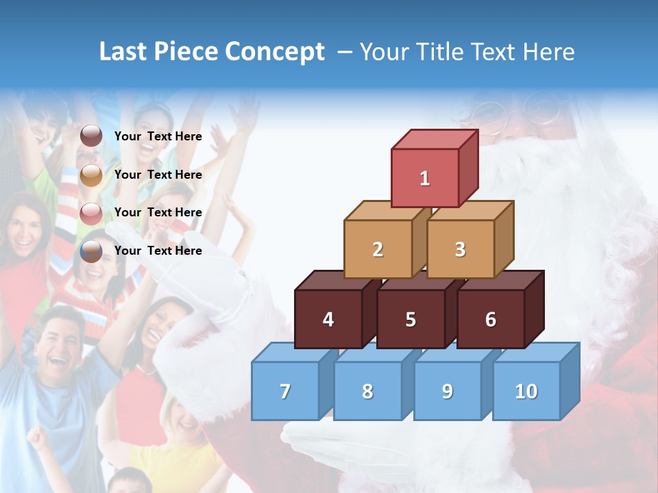New Santa Person PowerPoint Template