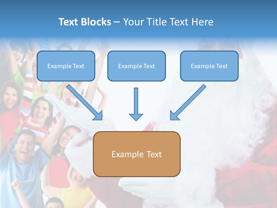 New Santa Person PowerPoint Template