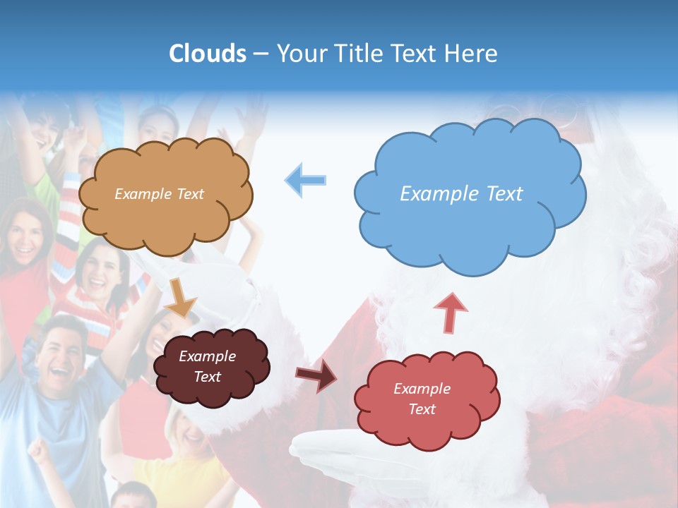 New Santa Person PowerPoint Template