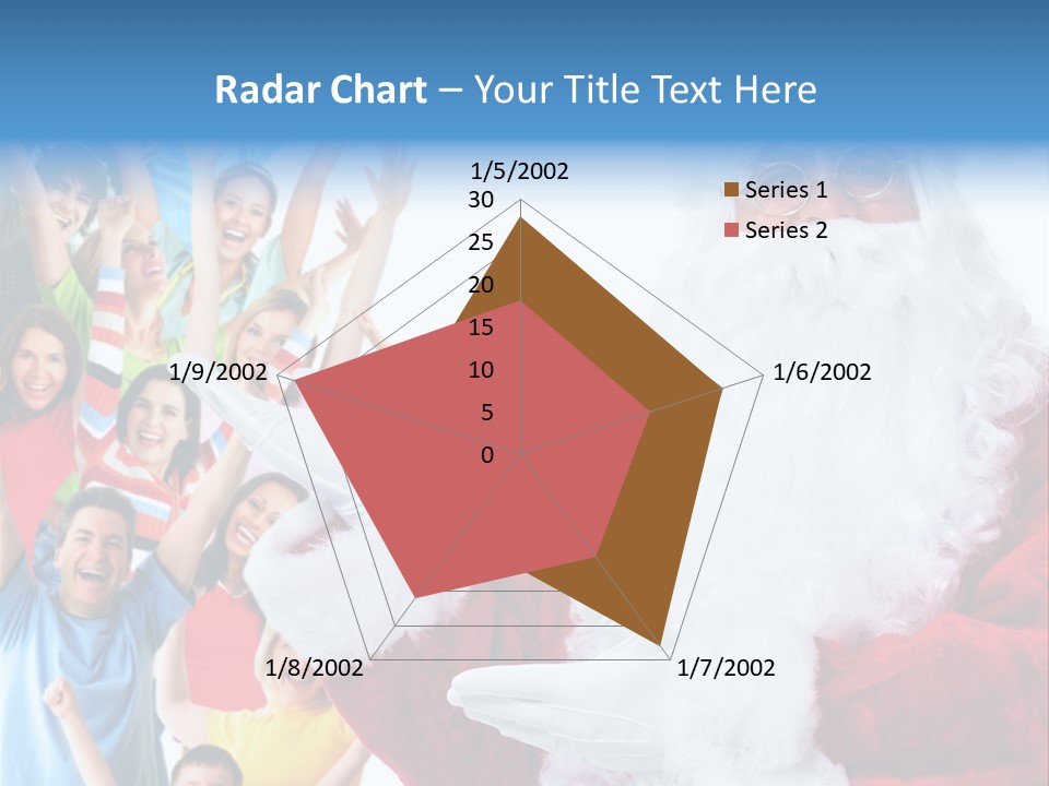 New Santa Person PowerPoint Template