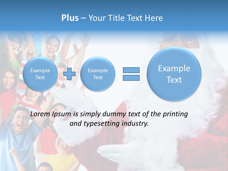 New Santa Person PowerPoint Template