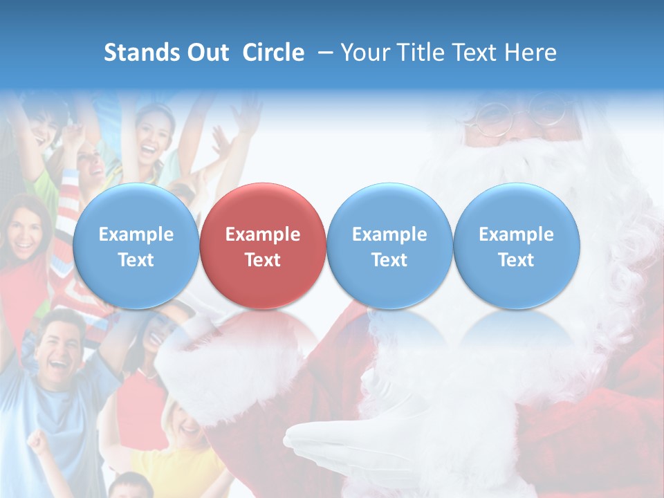 New Santa Person PowerPoint Template