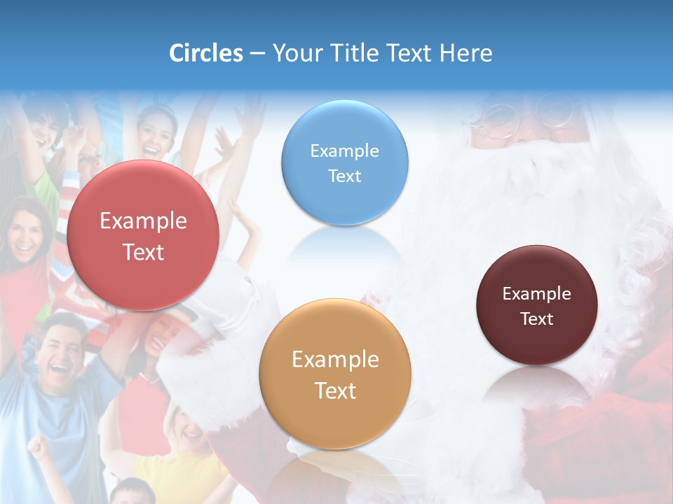 New Santa Person PowerPoint Template