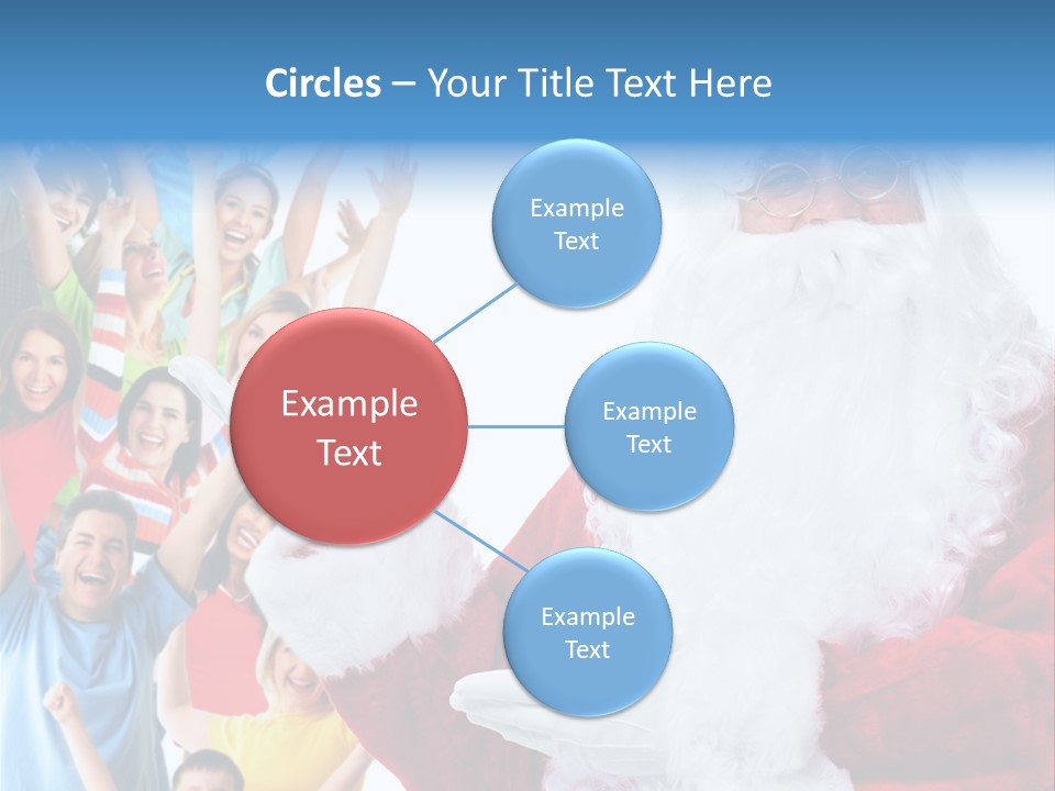 New Santa Person PowerPoint Template