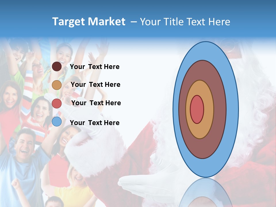 New Santa Person PowerPoint Template
