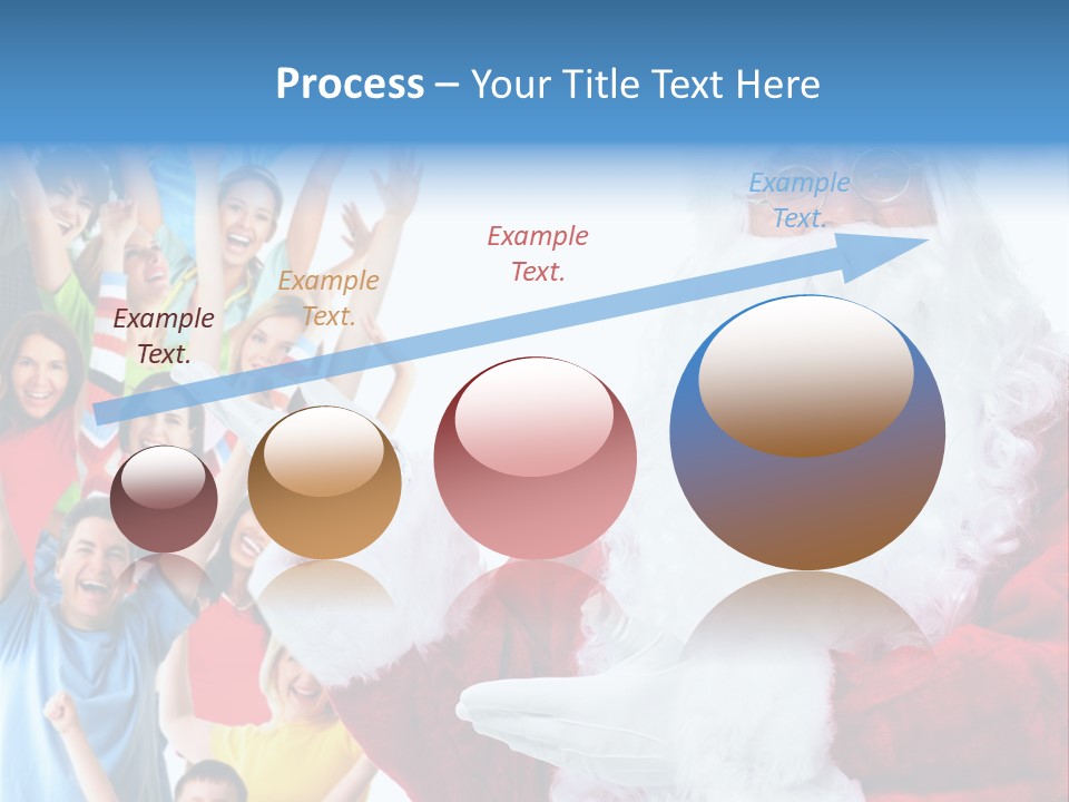 New Santa Person PowerPoint Template