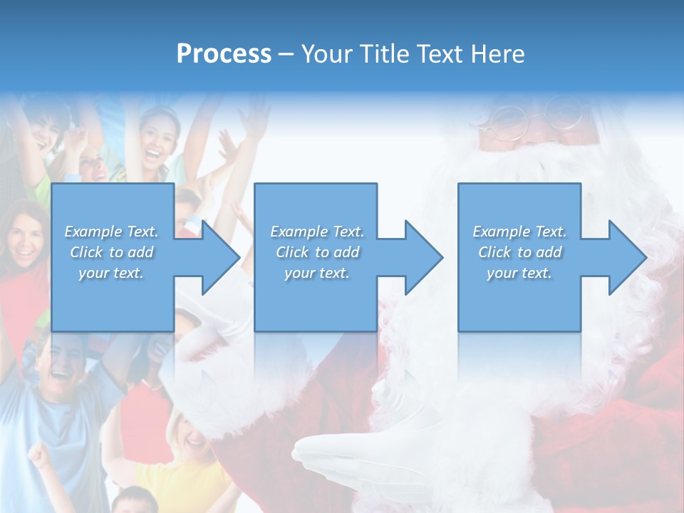 New Santa Person PowerPoint Template