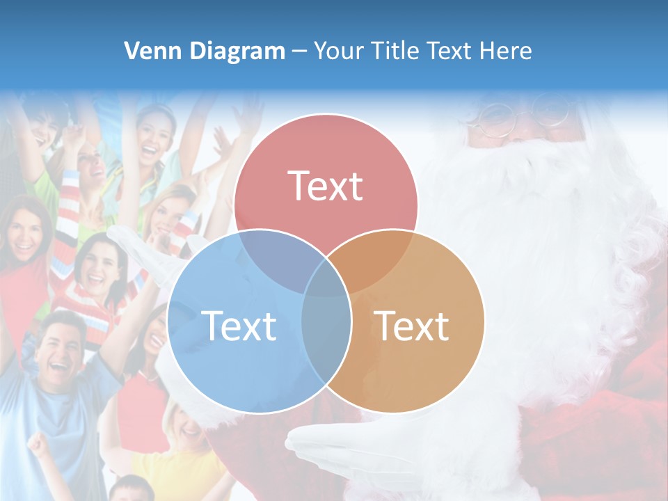 New Santa Person PowerPoint Template