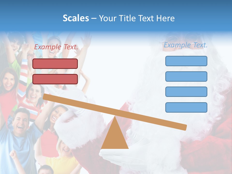 New Santa Person PowerPoint Template