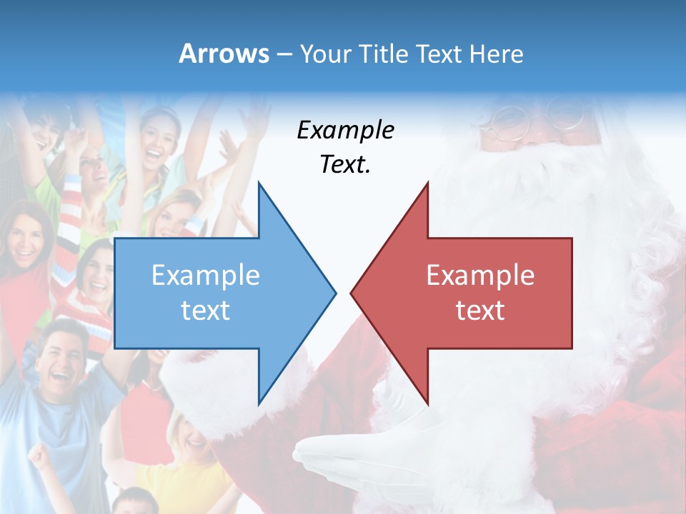 New Santa Person PowerPoint Template