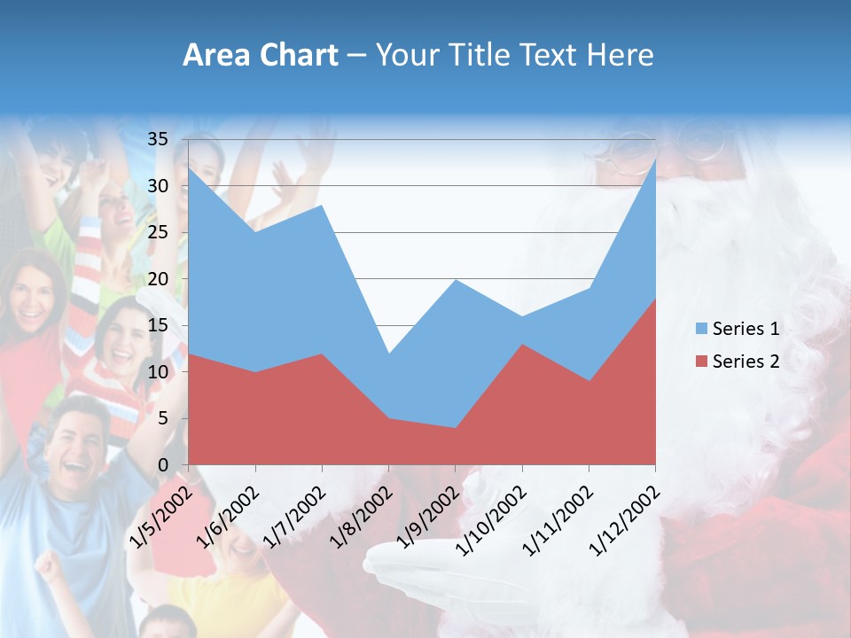 New Santa Person PowerPoint Template