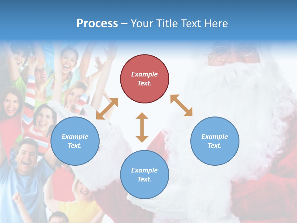 New Santa Person PowerPoint Template