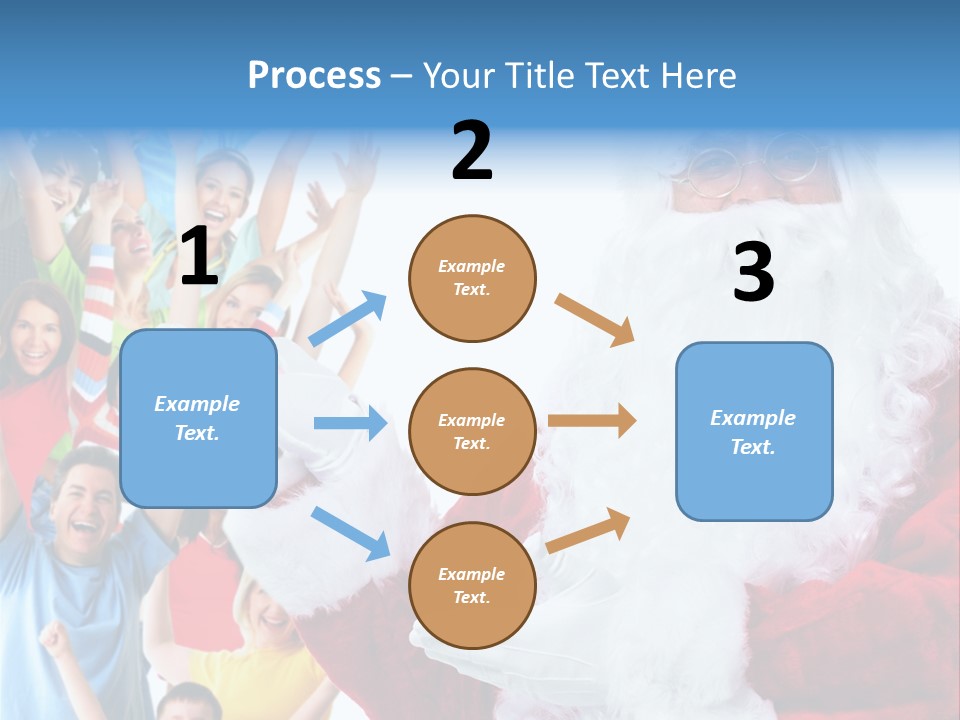 New Santa Person PowerPoint Template