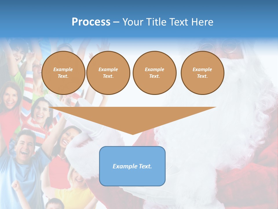 New Santa Person PowerPoint Template
