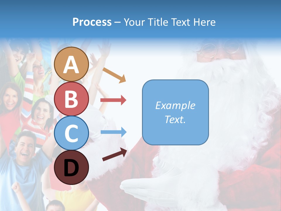 New Santa Person PowerPoint Template