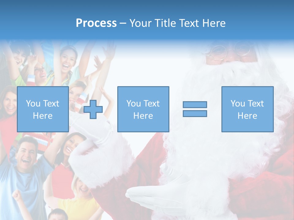 New Santa Person PowerPoint Template