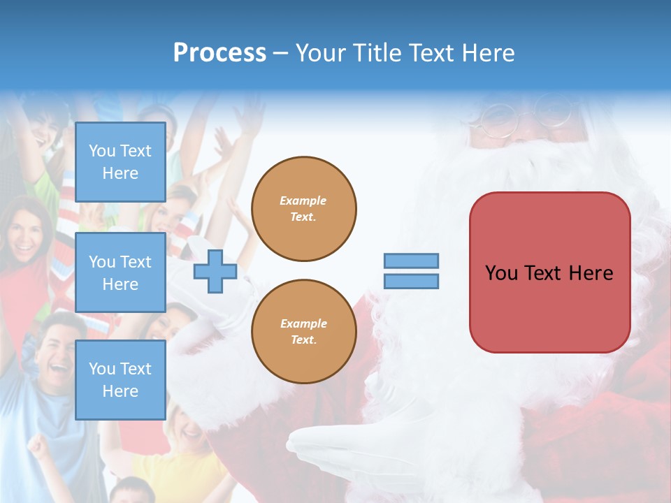 New Santa Person PowerPoint Template
