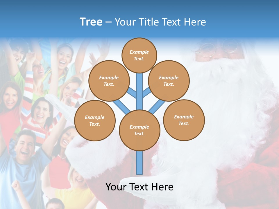 New Santa Person PowerPoint Template