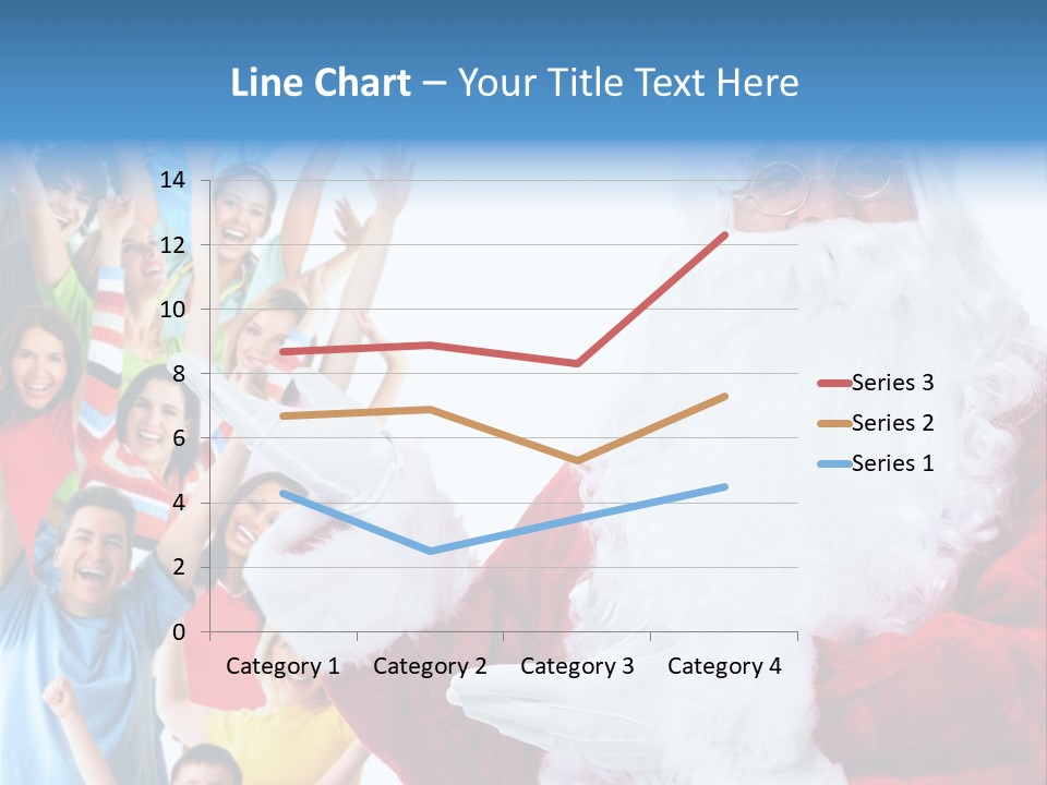 New Santa Person PowerPoint Template