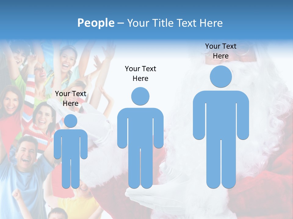 New Santa Person PowerPoint Template