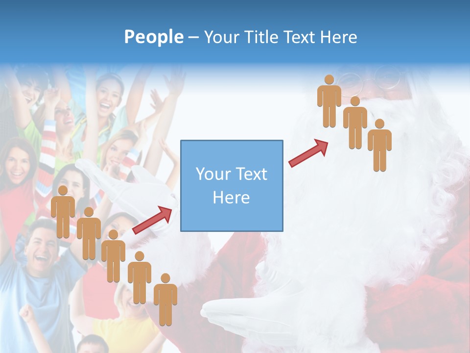 New Santa Person PowerPoint Template