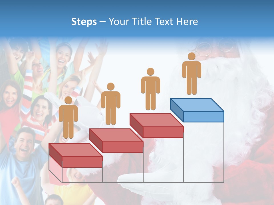 New Santa Person PowerPoint Template