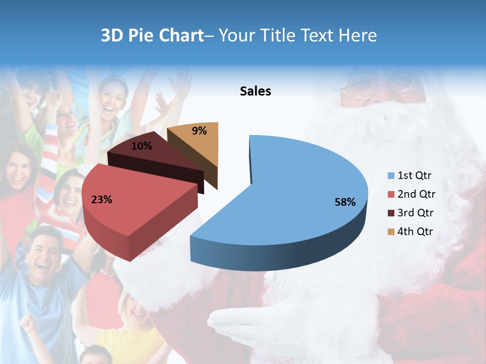 New Santa Person PowerPoint Template