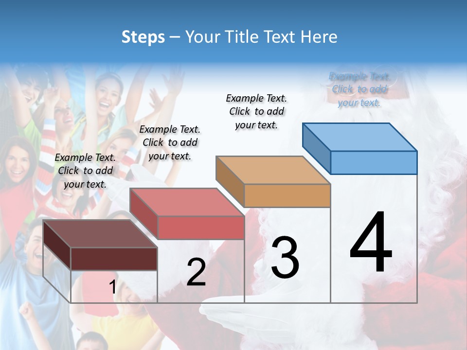 New Santa Person PowerPoint Template