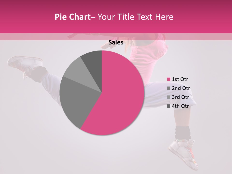 Young Aerobics Gymnastic PowerPoint Template