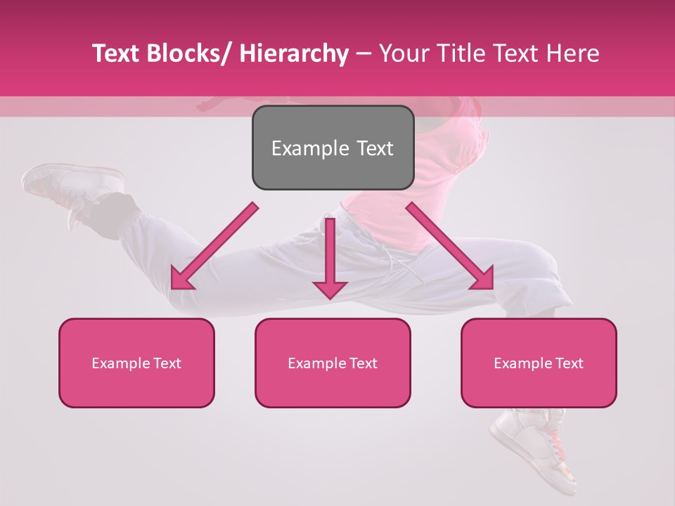 Young Aerobics Gymnastic PowerPoint Template