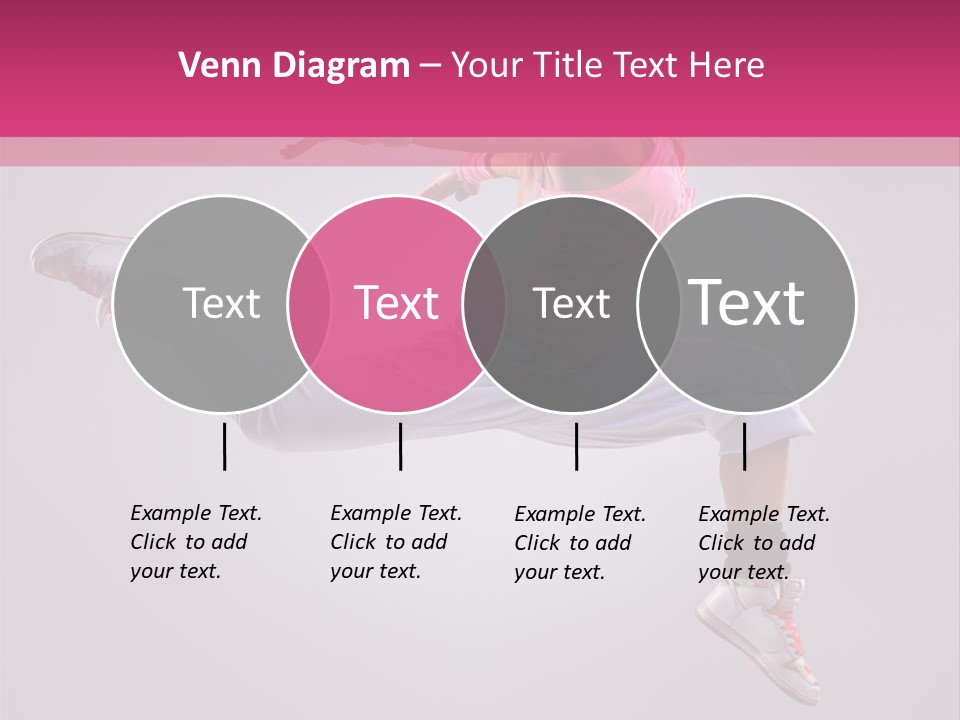 Young Aerobics Gymnastic PowerPoint Template