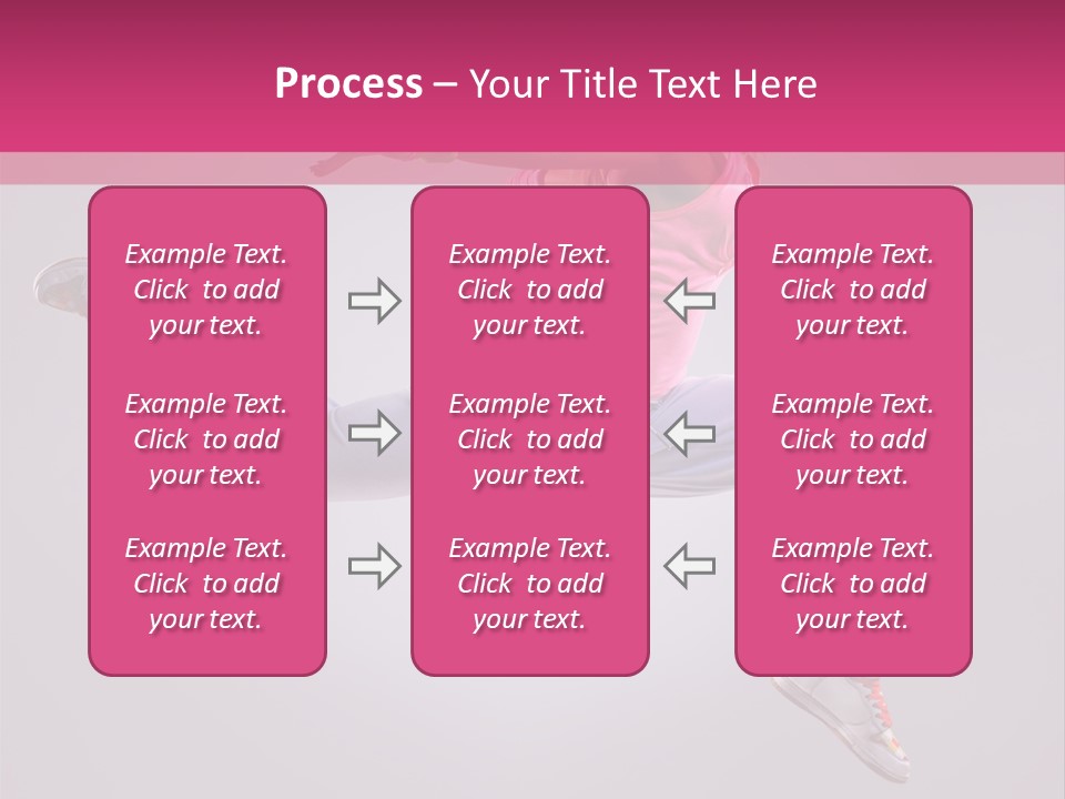 Young Aerobics Gymnastic PowerPoint Template