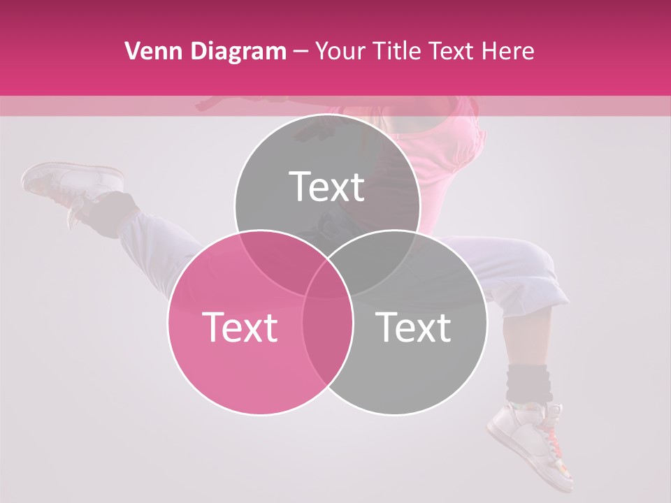 Young Aerobics Gymnastic PowerPoint Template