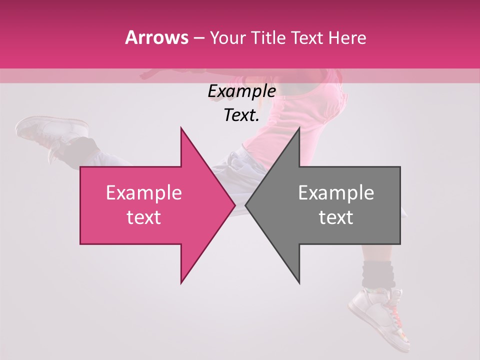 Young Aerobics Gymnastic PowerPoint Template